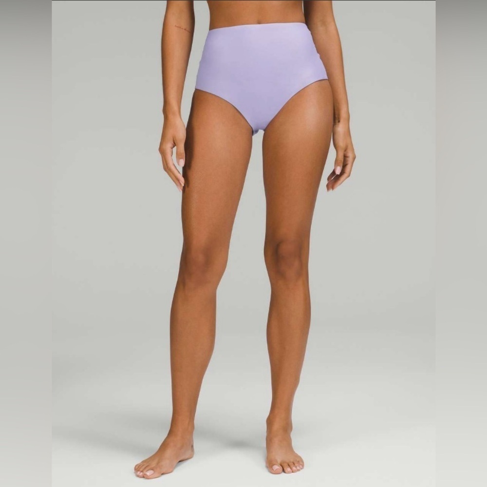 Lululemon Waterside High-Cut Super-High-Rise Swim Bottom *Medium Bum Coverage
